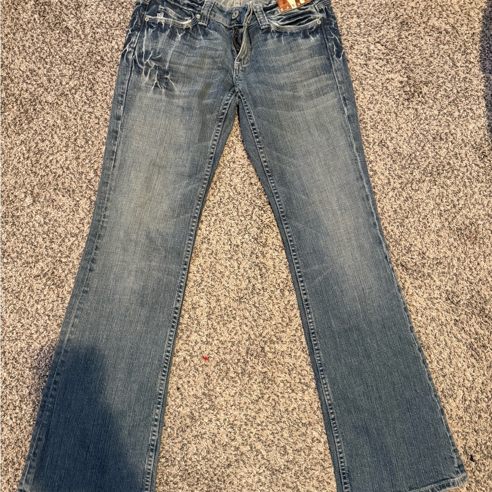 Miss Me Flare Jeans in Classic Blue